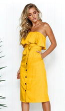Load image into Gallery viewer, Shoulder Boho Beach Dress