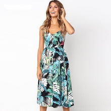 Load image into Gallery viewer, Floral Print Summer Dress