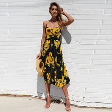 Load image into Gallery viewer, Floral Print Summer Dress