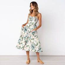 Load image into Gallery viewer, Floral Print Summer Dress