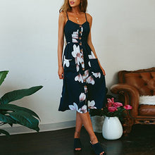 Load image into Gallery viewer, Floral Print Summer Dress