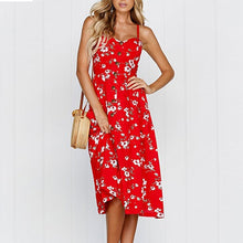 Load image into Gallery viewer, Floral Print Summer Dress