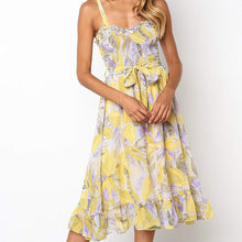 Load image into Gallery viewer, Long Cotton Midi Summer Dress