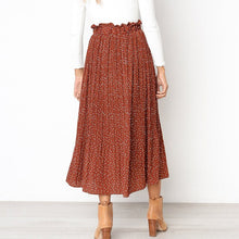 Load image into Gallery viewer, Printed Office Midi Skirt Female